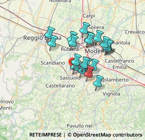 Mappa Via Puglia, 41049 Sassuolo MO, Italia (10.383)