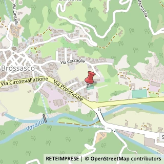Mappa Via Dante Alighieri, 24, 12020 Brossasco, Cuneo (Piemonte)