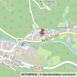 Mappa Via Arsanto Costanzo, 12020 Venasca, Cuneo (Piemonte)