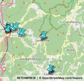 Mappa Piazza della Chiesa, 16010 Savignone GE, Italia (2.84)