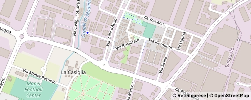 Mappa Sassuolo