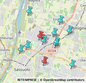 Mappa Viale Lombardia, 41049 Sassuolo MO, Italia (1.785)