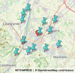 Mappa Viale Lombardia, 41049 Sassuolo MO, Italia (3.87571)