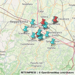 Mappa Via Vanoni, 41043 Formigine MO, Italia (10.10067)