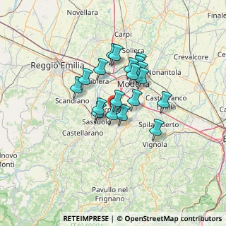 Mappa Via Vanoni, 41043 Formigine MO, Italia (10.01737)