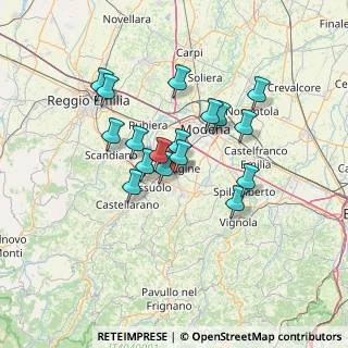 Mappa Via Vanoni, 41043 Formigine MO, Italia (11.25353)