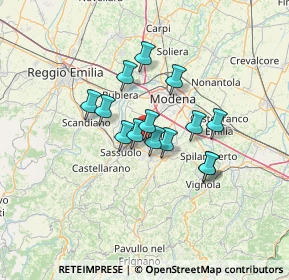 Mappa Via Vanoni, 41043 Formigine MO, Italia (9.75714)