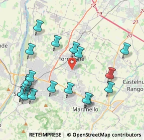 Mappa Via Vanoni, 41043 Formigine MO, Italia (4.712)