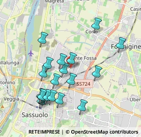 Mappa Via delle Radici, 41049 Sassuolo MO, Italia (1.9605)