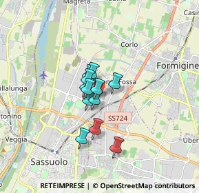 Mappa Via delle Radici, 41049 Sassuolo MO, Italia (0.99583)