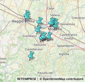 Mappa Via delle Radici, 41049 Sassuolo MO, Italia (10.66917)