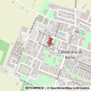 Mappa Via Filippo Turati, 6, 40010 Calderara di Reno, Bologna (Emilia Romagna)