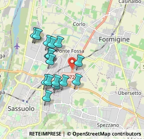Mappa Via della Stazione, 41042 Fiorano Modenese MO, Italia (1.60176)