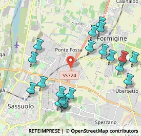 Mappa Via della Stazione, 41042 Fiorano Modenese MO, Italia (2.3645)