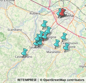 Mappa Via della Stazione, 41042 Fiorano Modenese MO, Italia (5.69786)