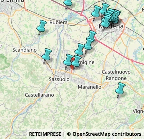 Mappa Via della Stazione, 41042 Fiorano Modenese MO, Italia (9.4885)