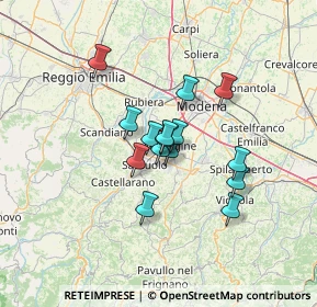 Mappa Via della Stazione, 41042 Fiorano Modenese MO, Italia (9.19333)