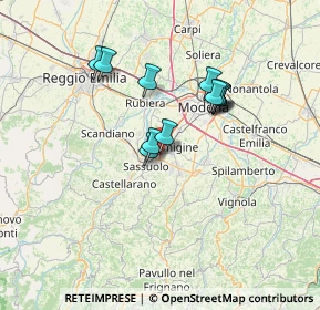 Mappa Via della Stazione, 41042 Fiorano Modenese MO, Italia (11.19083)