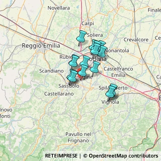 Mappa Via Aldo Moro, 41043 Formigine MO, Italia (9.13647)