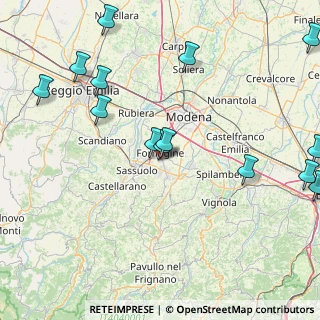Mappa Via Aldo Moro, 41043 Formigine MO, Italia (21.38643)