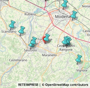 Mappa Via Aldo Moro, 41043 Formigine MO, Italia (9.40615)