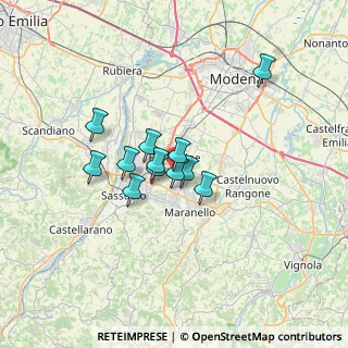 Mappa Via Aldo Moro, 41043 Formigine MO, Italia (4.6675)