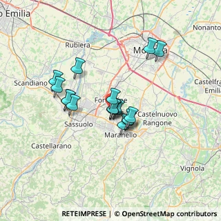 Mappa Via Aldo Moro, 41043 Formigine MO, Italia (5.29059)