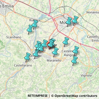 Mappa Via Aldo Moro, 41043 Formigine MO, Italia (5.83824)