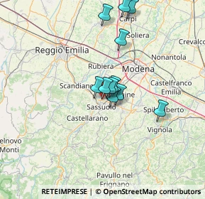 Mappa Via Ancora, 41043 Formigine MO, Italia (12.71333)