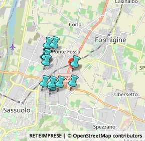 Mappa Via Nicola Sacco e Bartolomeo, 41042 Fiorano Modenese MO, Italia (1.47667)