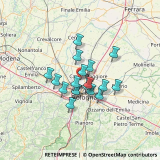 Mappa Via Ugo Foscolo, 40013 Castel Maggiore BO, Italia (9.93111)