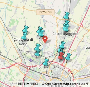 Mappa Via Ugo Foscolo, 40013 Castel Maggiore BO, Italia (3.55529)