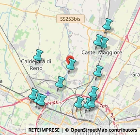 Mappa Via Ugo Foscolo, 40013 Castel Maggiore BO, Italia (4.43714)