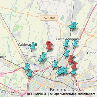 Mappa Via Ugo Foscolo, 40013 Castel Maggiore BO, Italia (4.3625)