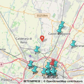 Mappa Via Ugo Foscolo, 40013 Castel Maggiore BO, Italia (6.3925)