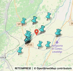 Mappa SP 155, 12020 Villafalletto CN (2.999)