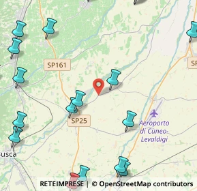 Mappa SP 155, 12020 Villafalletto CN (6.608)