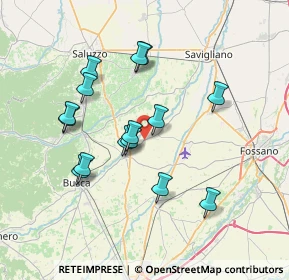 Mappa SP 155, 12020 Villafalletto CN (6.758)