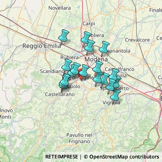 Mappa Via Giorgio Guatelli, 41043 Formigine MO, Italia (10.03556)
