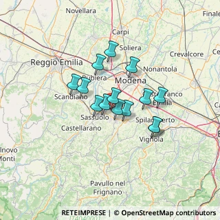 Mappa Via Giorgio Guatelli, 41043 Formigine MO, Italia (9.765)