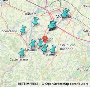 Mappa Via Giorgio Guatelli, 41043 Formigine MO, Italia (6.39692)