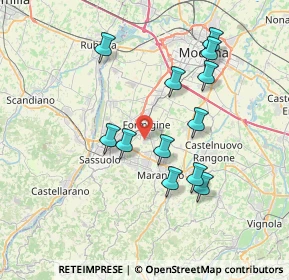 Mappa Via Giorgio Guatelli, 41043 Formigine MO, Italia (7.045)