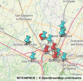 Mappa Via Perlasca, 40012 Calderara di Reno BO, Italia (6.71692)