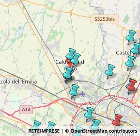 Mappa Via Perlasca, 40012 Calderara di Reno BO, Italia (5.655)