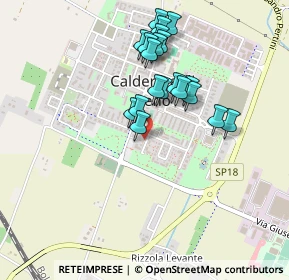 Mappa Via Perlasca, 40012 Calderara di Reno BO, Italia (0.4105)