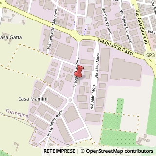 Mappa Via Quattro Passi, 51, 41043 Formigine, Modena (Emilia Romagna)
