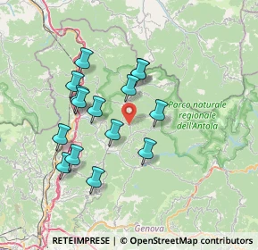 Mappa Località Nenno Casà, 16010 Crocefieschi GE, Italia (6.49467)