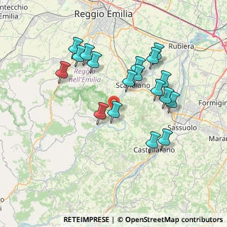 Mappa Via per Viano, 42030 Viano RE, Italia (7.23)