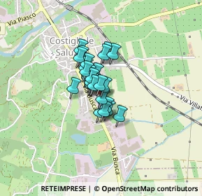 Mappa Via Cimitero, 12024 Costigliole Saluzzo CN, Italia (0.21111)