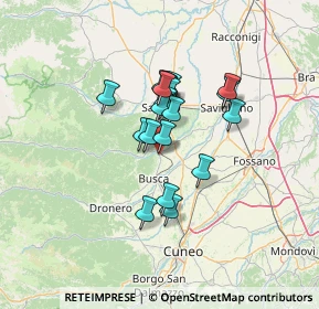 Mappa Via Cimitero, 12024 Costigliole Saluzzo CN, Italia (9.5875)